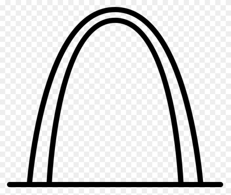 St Louis Arch Drawing At - Arch