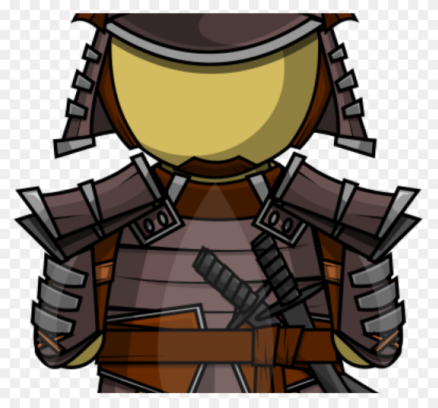 Download Hd Samurai Clipart Cartoon - Armor