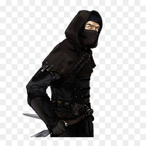 Assassin Character Standing - Free 