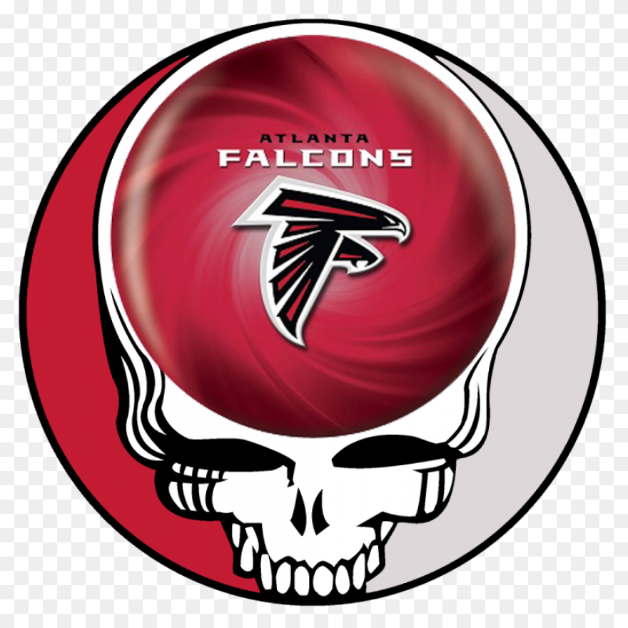 Atlanta Falcons Skull Logo Iron - Atlanta Falcons