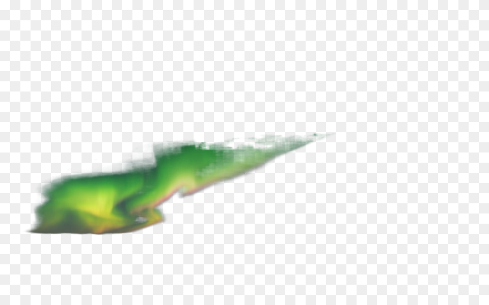 Green Glow Of Northern Lights Or Au