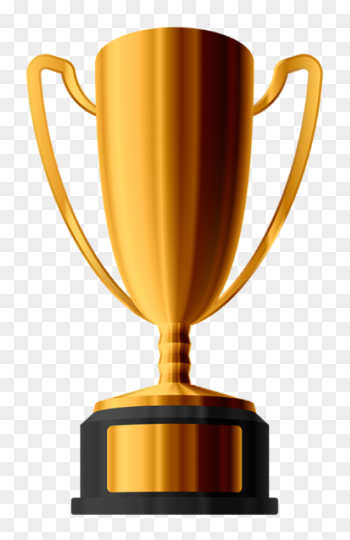 Golden Award - Trophy Clipart - Ful