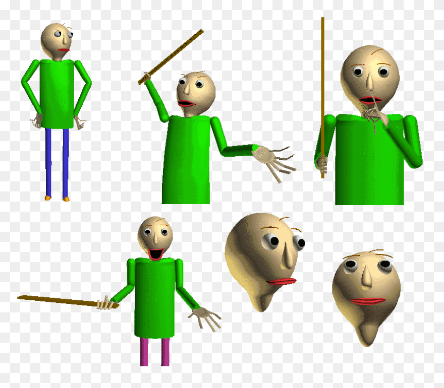Baldi Full Body (Angry Version) By 