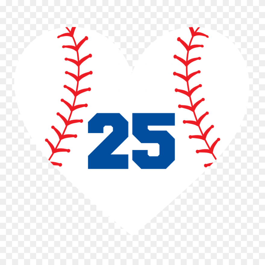 Custom Heart Baseball Magnet With - Baseball Heart