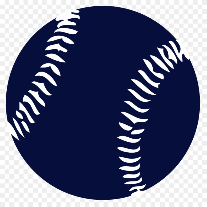Baseball Seam Heart Cut-Out Sticker