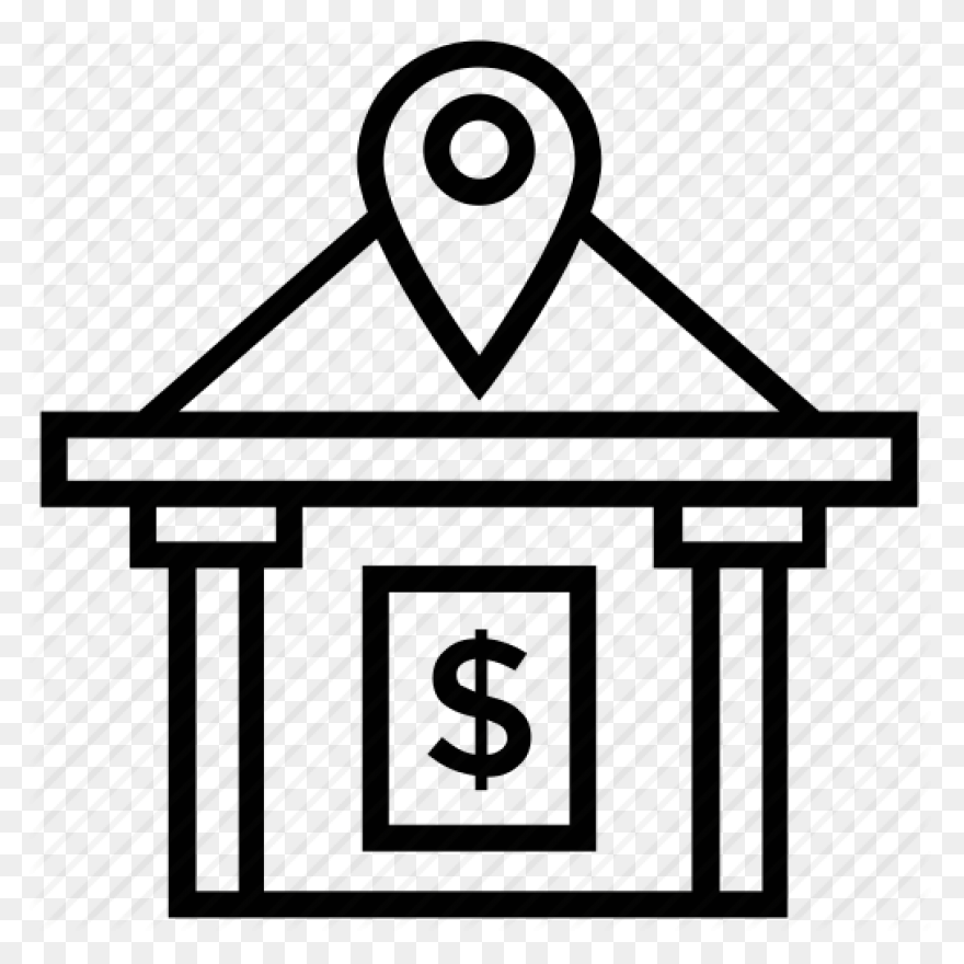 Bank Building - Free Buildings Icon