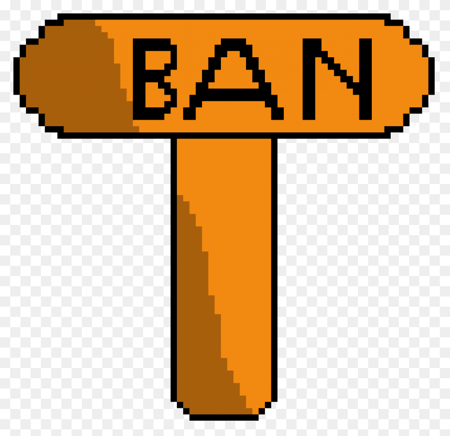 Ban Hammer Clipart Large Size - Ban Hammer