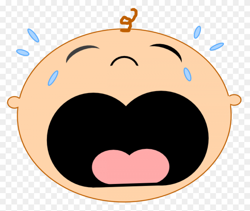 Crying Face Clipart - Crying Baby F