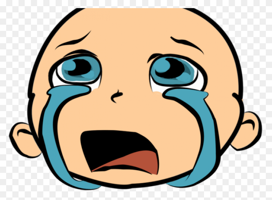 Crying Face Clipart Crying Baby - Baby Crying