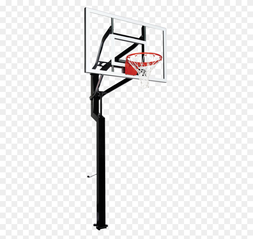 Basketball Hoop & Ball Sticker - Basketball Hoop