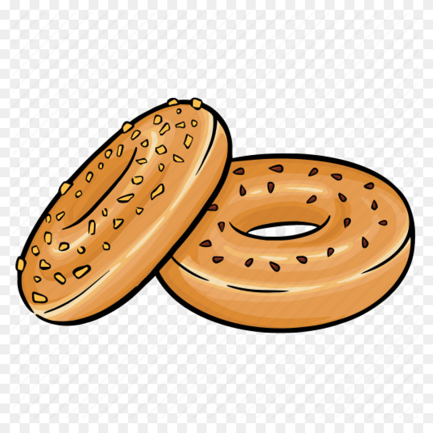 Graphic Free Download Bagel Clipart