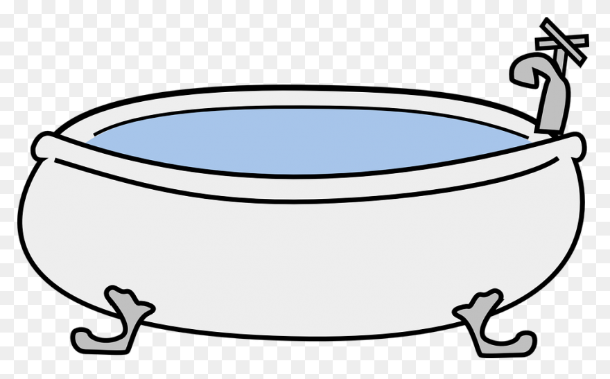 Bathtub Clipart Cold Bath - Png Dow