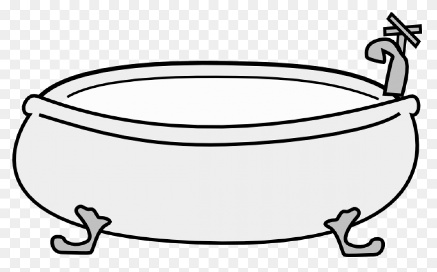 Bathtub Clipart Cold Bath - Png Dow