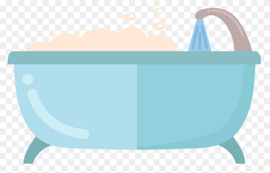 Bathtub Clipart Cold Bath - Png Dow