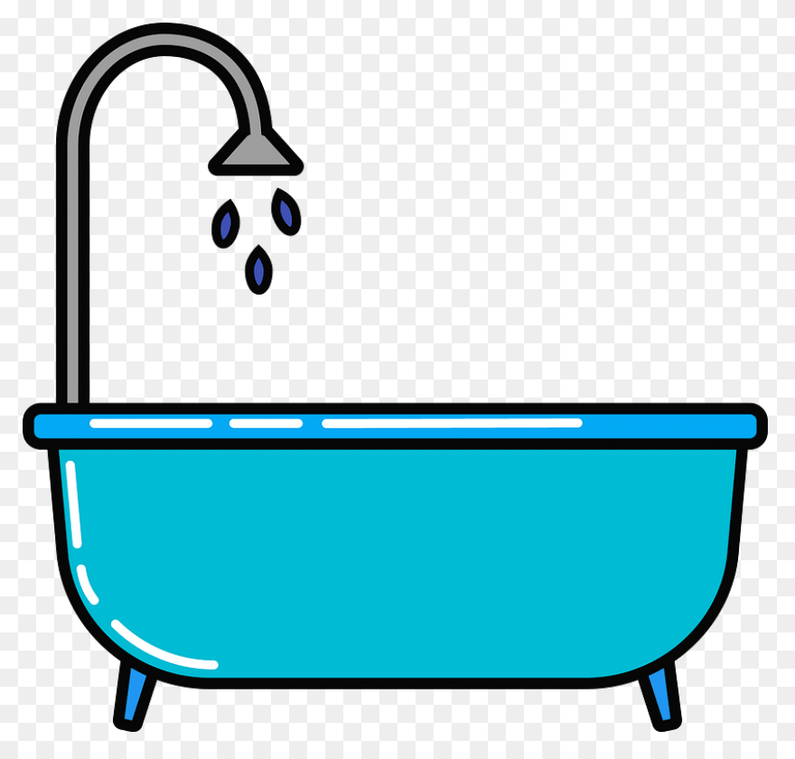 Bathtub Clipart Cold Bath - Png Dow