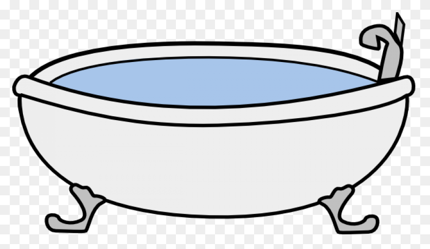 Bathtub Clipart Cold Bath - Png Dow