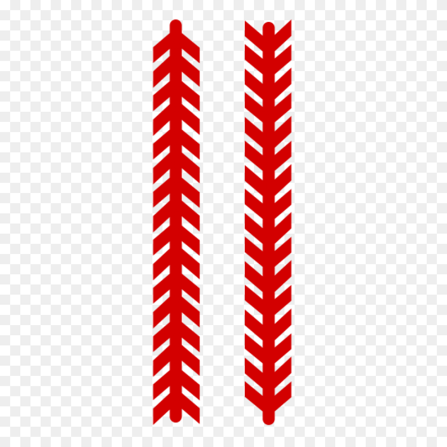 Baseball Straight Laces PNG WebP - Baseball Stitches