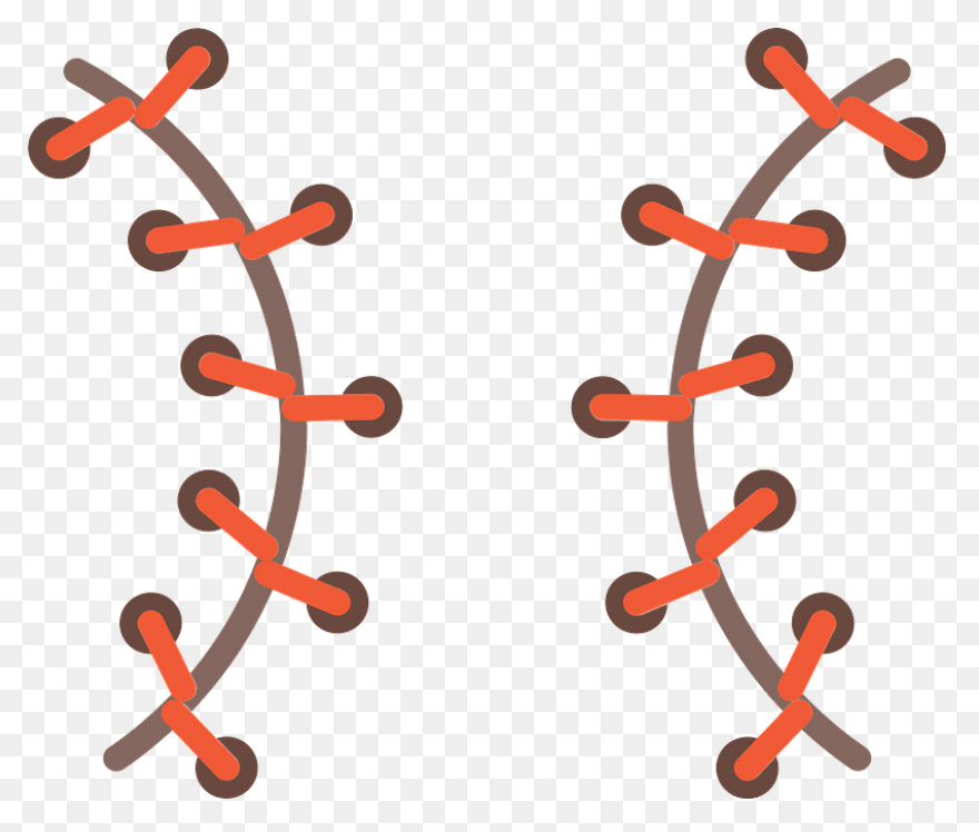 Baseball Stitches Clipart. Free Download - Baseball Stitches