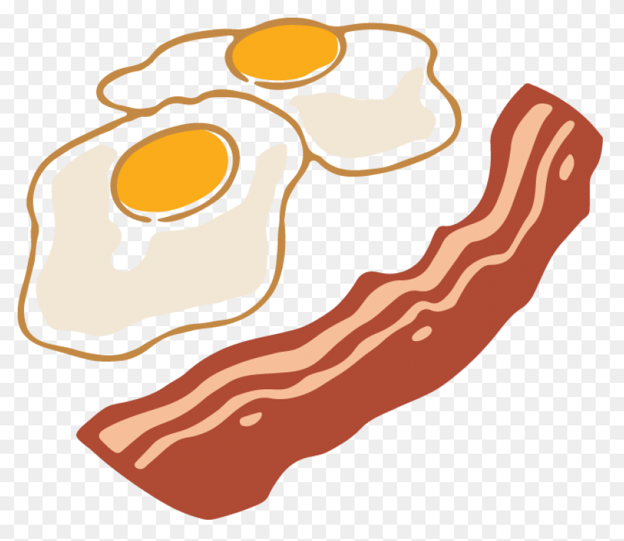 Bacon Ham Breakfast Clip Art - Baco