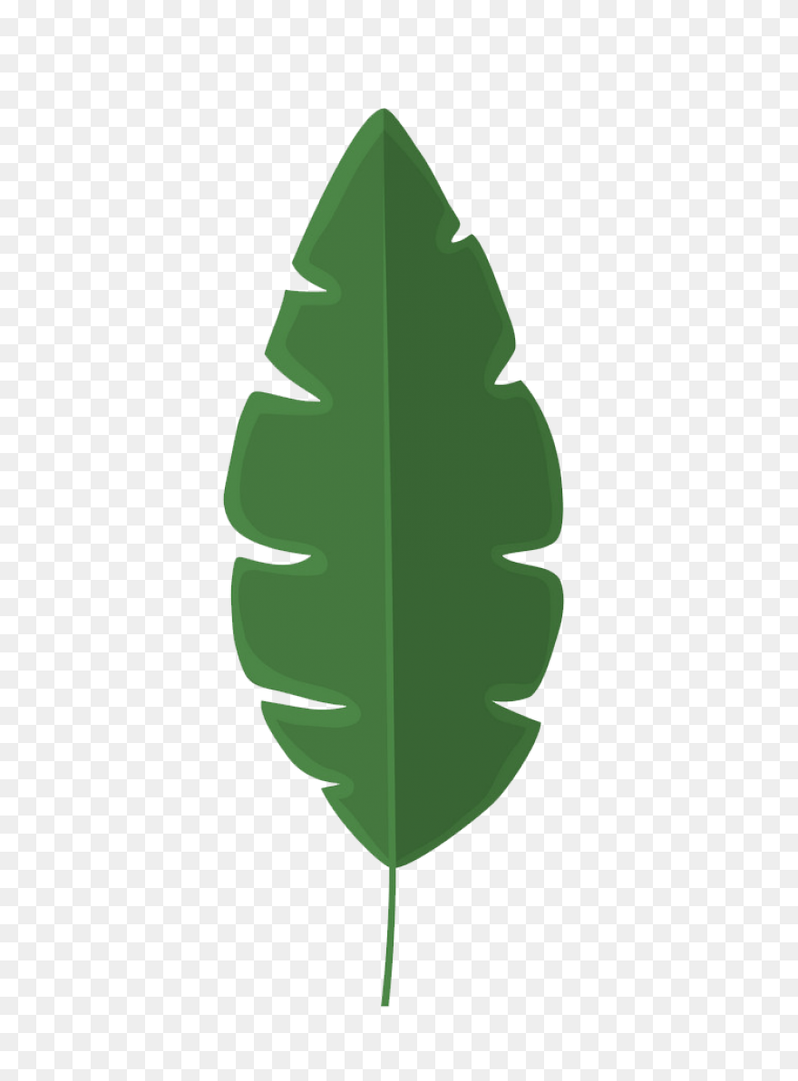 Plate Clipart Banana Leaf - Cartoon