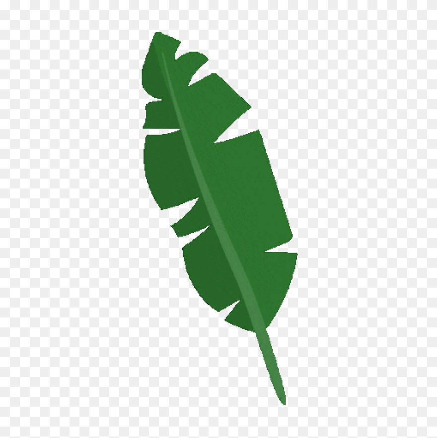 Plate Clipart Banana Leaf - Cartoon