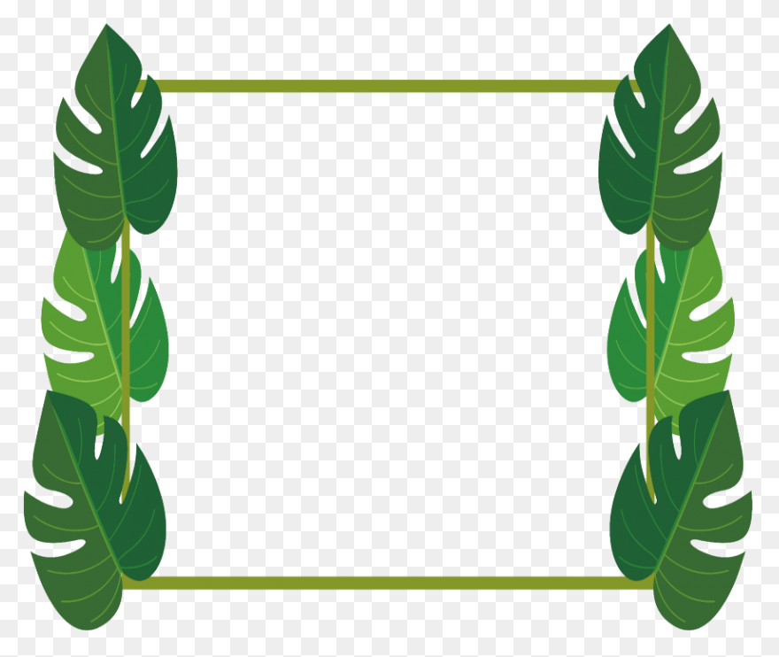 Plate Clipart Banana Leaf - Cartoon