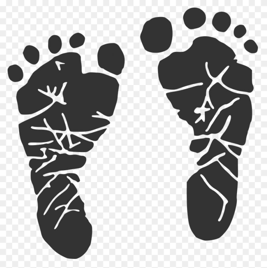 Baby Footprint Free Vector Graphic - Baby Footprints