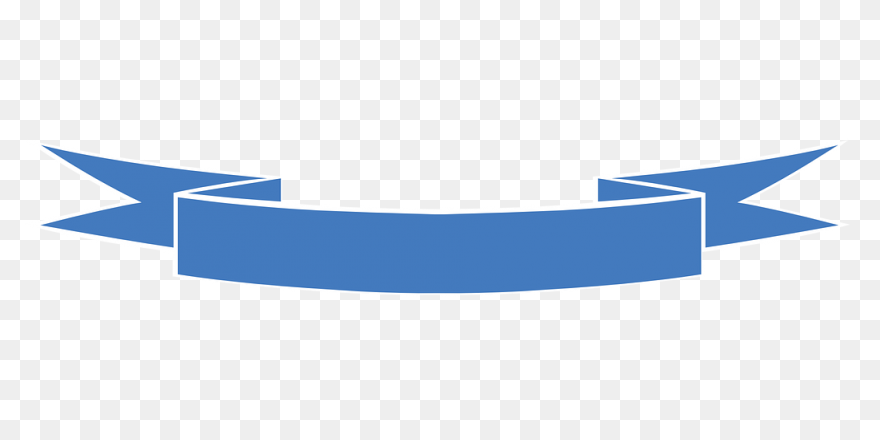 Blue Banner Vector Free Png - Banne