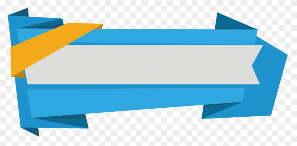Blue Banner Vector Free Png - Banner Vector