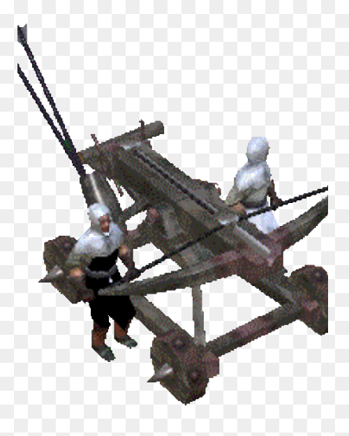 3D Ballista Catapult Transparent Pn