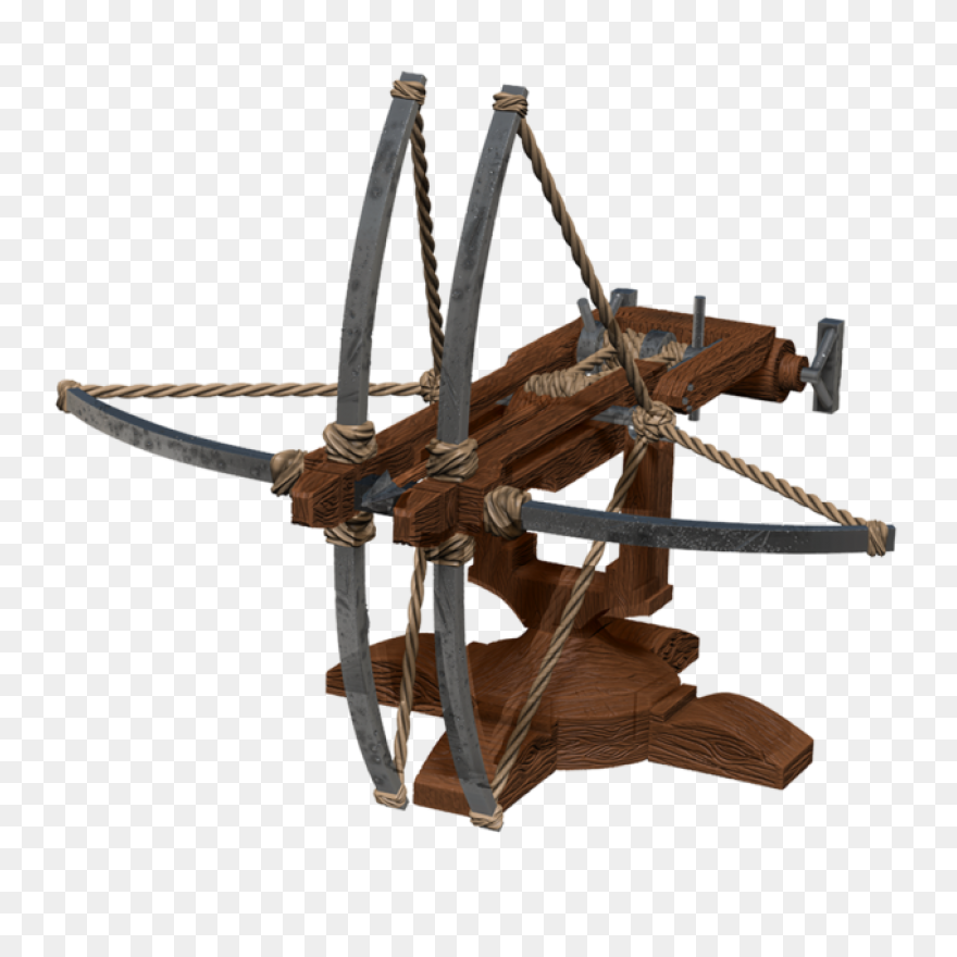 3D Ballista Catapult Transparent Pn