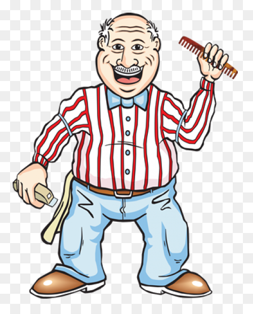 Barber - Barbershop Clipart - Full 
