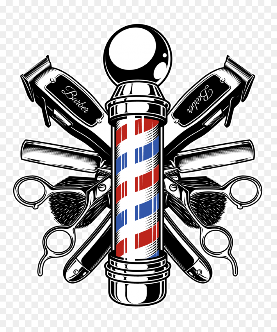 Barber - Barbershop Clipart - Full 