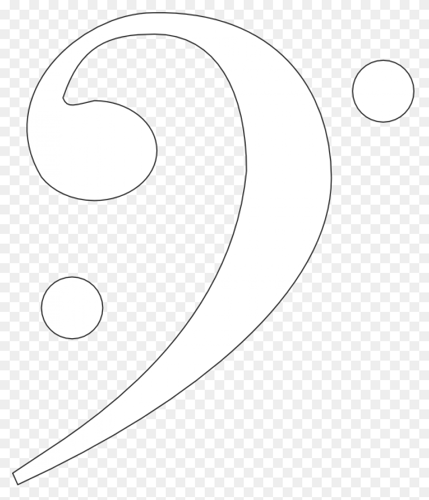 Bass Clef Vector   - Bass Clef