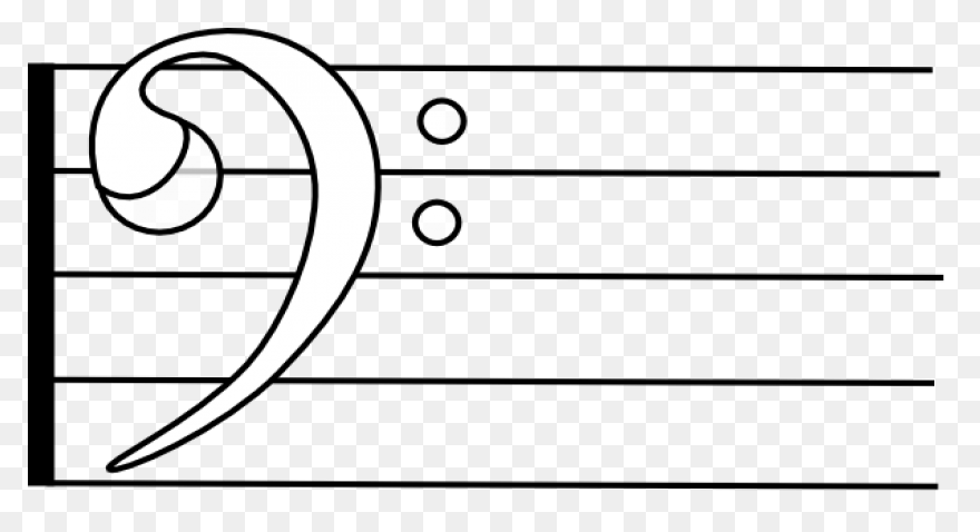 Free Bass Clef Transparent Backgrou