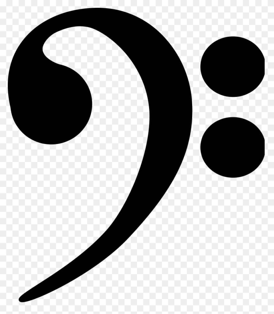Free Bass Clef Background Download - Bass Clef
