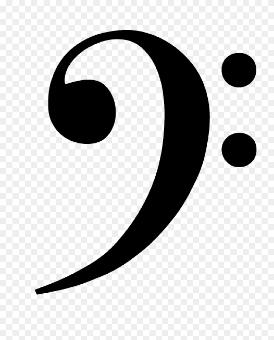 Free Bass Clef Transparent Backgrou