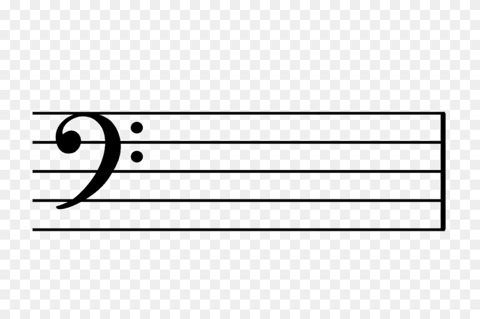 Free Bass Clef Transparent Backgrou