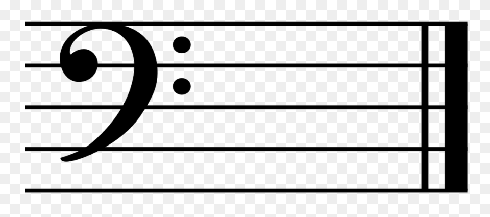 Free Bass Clef Transparent Backgrou