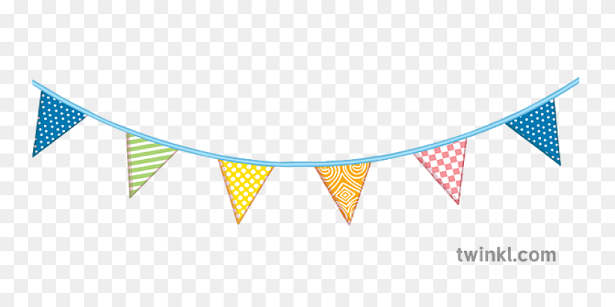 Bunting - Vector Banderines Clipart