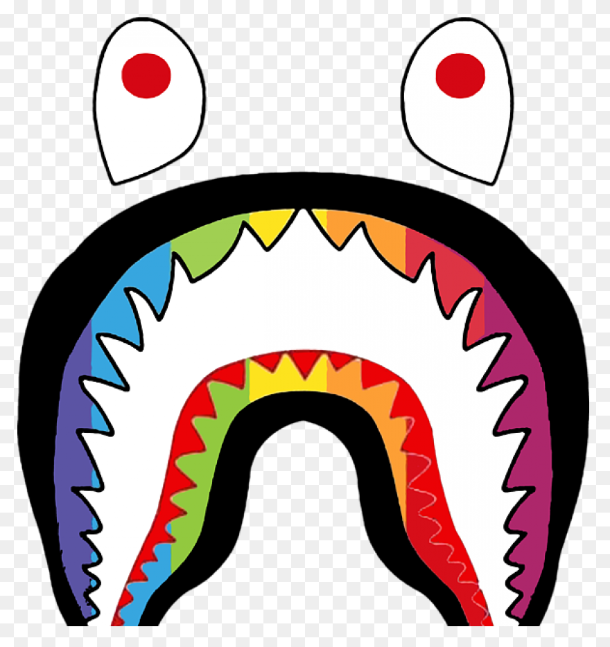 20 Bape Shark Logo Icon - Bape