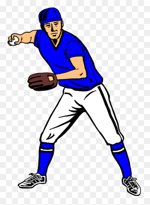 Free Baseball Player Clipart Download - Baseball Player
