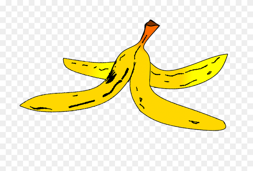 Banana Peel Clipart - Banana, Banan