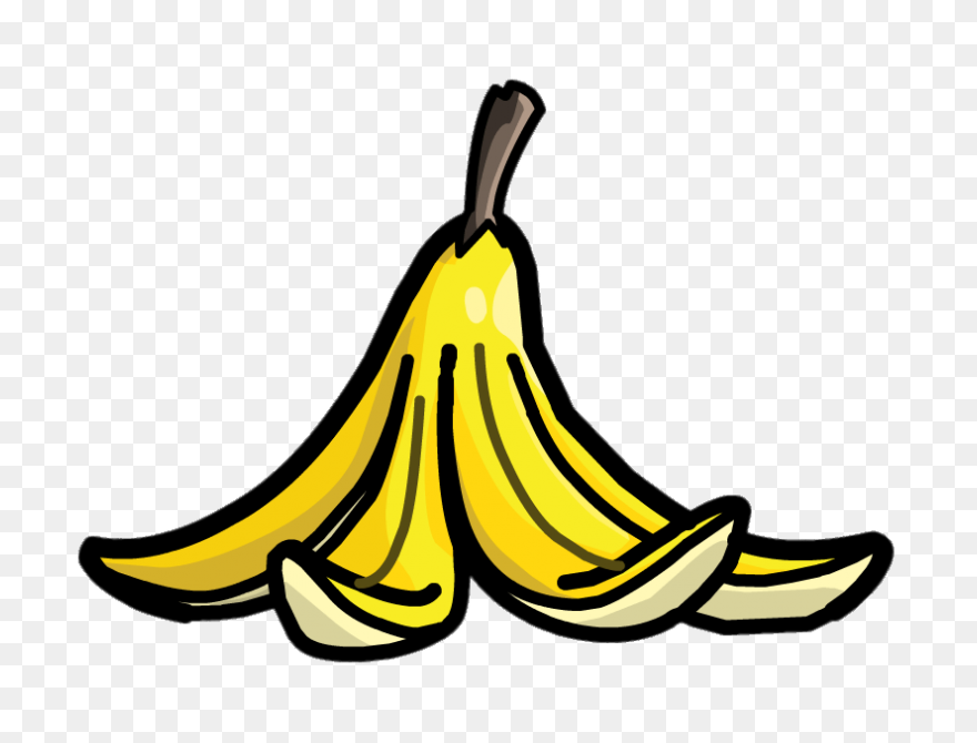 Banana Peel Clipart - Banana, Banan