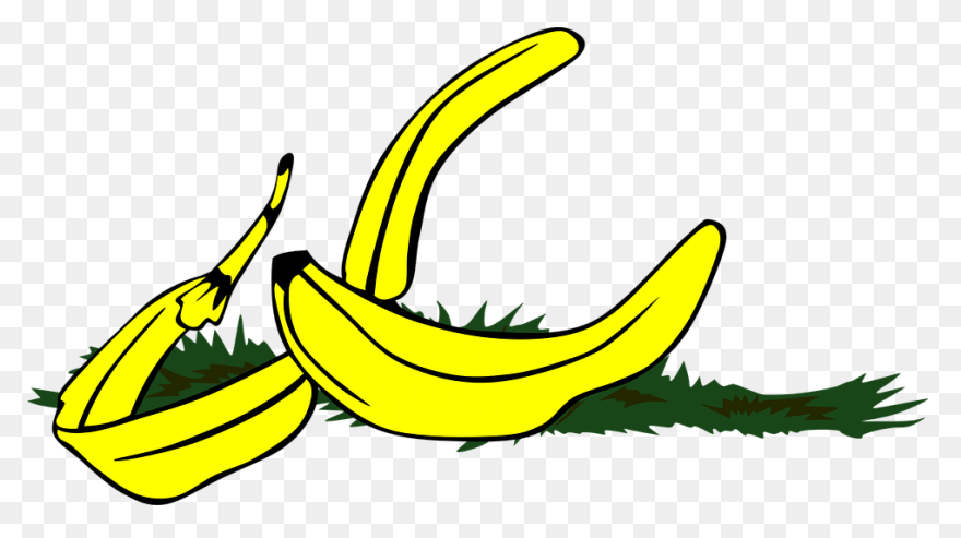 Banana Peel Clipart - Banana, Banan