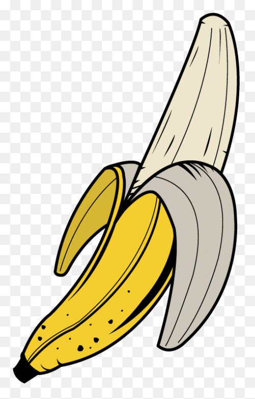 Banana Peel Clipart - Banana, Banan
