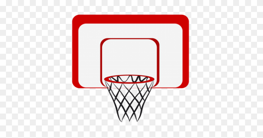 Basketball Backboard, Rim, And Net 