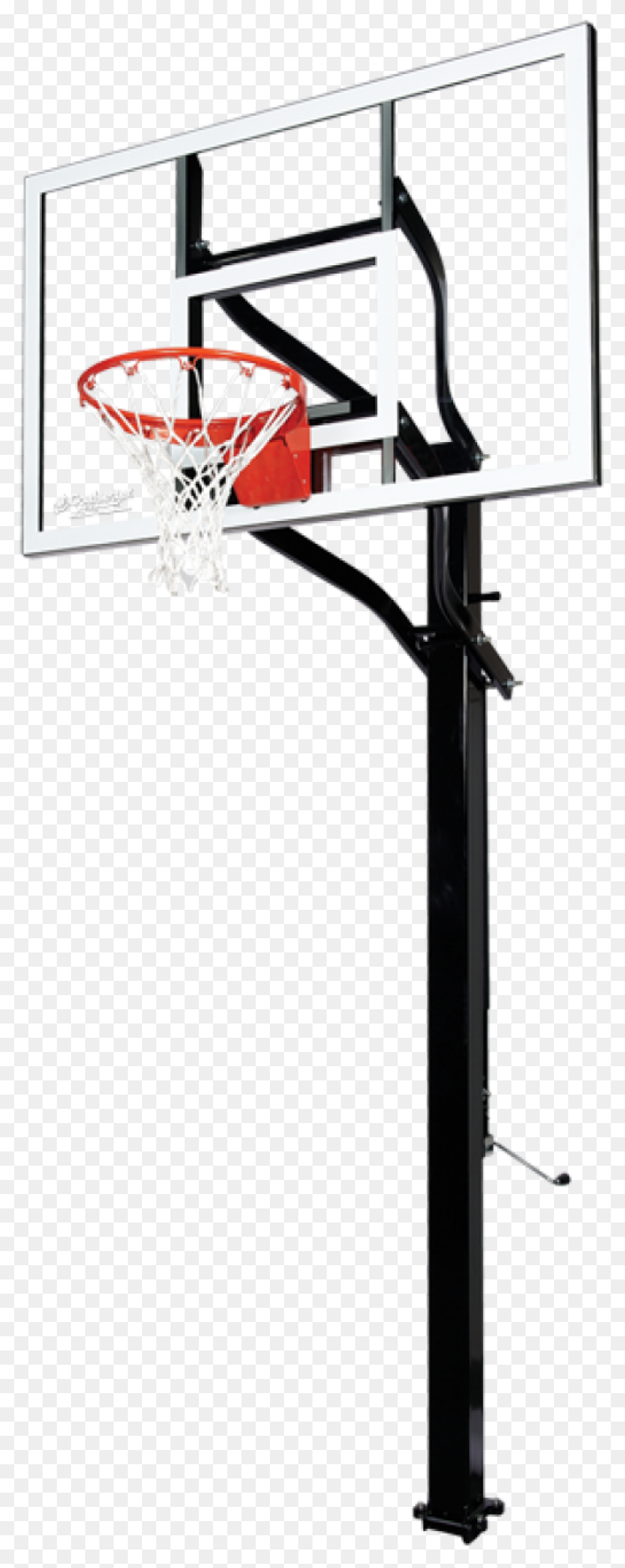 Basketball Backboard, Rim, And Net 