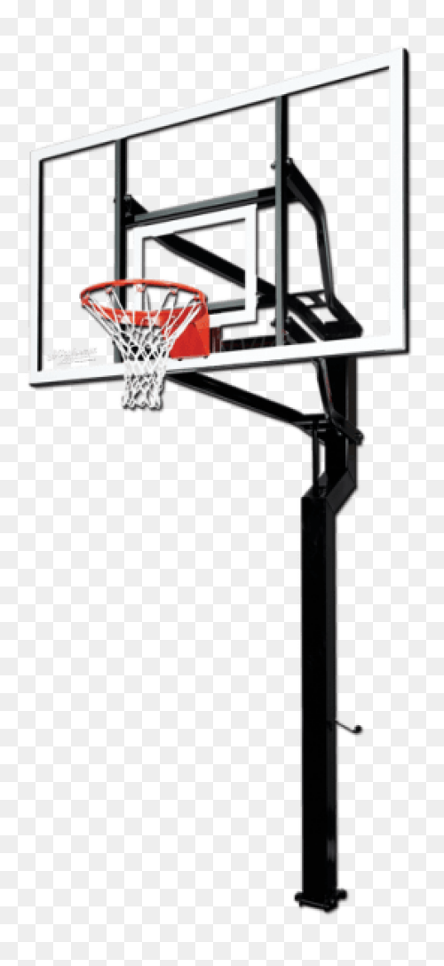 Basketball Backboard, Rim, And Net 