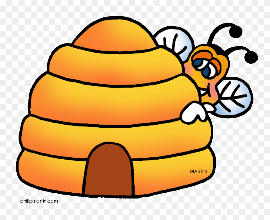 Download Beehive Clipart Transparen